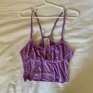 soft lavender cami